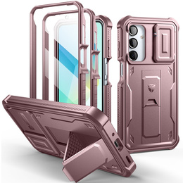 Páncélozott tok a Samsung Galaxy A16, Dexnor Full Body (Two Frames), rózsaszín