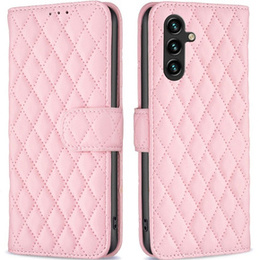 Pattintható tok a Samsung Galaxy A15, Wallet, BINFEN COLOR, rózsaszín