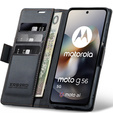 ERBORD Fényes Litchi pénztárca Motorola Moto G56 5G számára