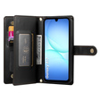 Wallet Zipper Pocket flip tok Samsung Galaxy A17 5G, Wallet Zipper Pocket, fekete