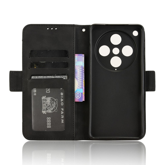 Pattintható tok a Oppo Find X8 Pro, Card Slot, fekete