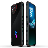 Tok ASUS ROG Phone 8 Pro, Armor Bumper, lencsevédővel, fekete / piros