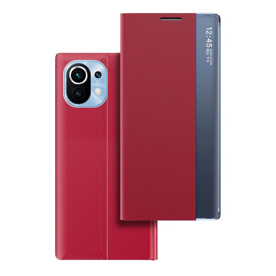 Pántos tok a Xiaomi Mi 11 készülékhez, Side View, piros