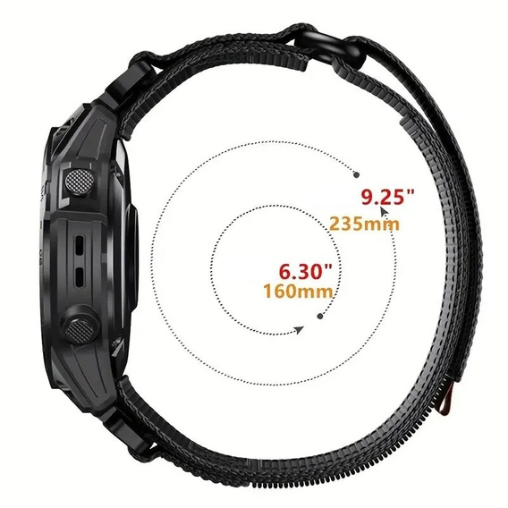 Quickfit nejlon szíj Garmin Fenix 5X/6X/6X PRO/7X PRO/7X készülékhez
