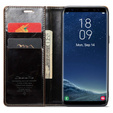 CASEME flip tok Samsung Galaxy S8+ Plus, Waxy Textured, kávé
