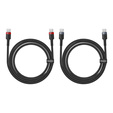 Baseus Cafule USB-C USB-C 100W kábel 1m - 2 darabos készlet