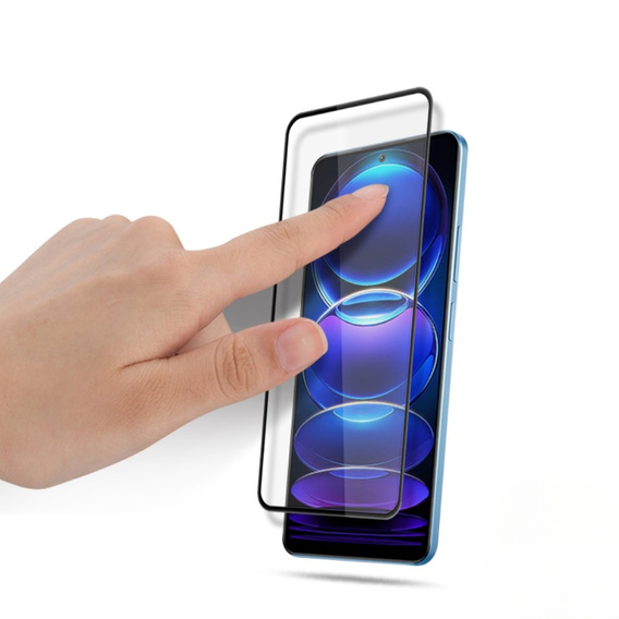Mocolo Full Glue edzett üveg a következőkhöz Xiaomi Poco X5 Pro 5G, fekete keret