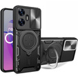 Páncélozott tok Realme C55, CamShield Slide, fekete