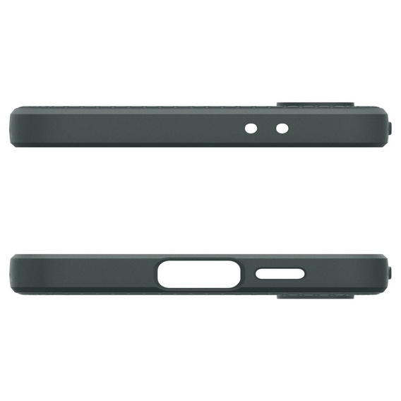 A Spigen tok Samsung Galaxy S24 FE, Liquid Air, zöld + 9H edzett üveghez