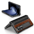 Leather+PC tok állvánnyal, üveglapkal és tollal Samsung Galaxy Z Fold6 5G készülékekhez