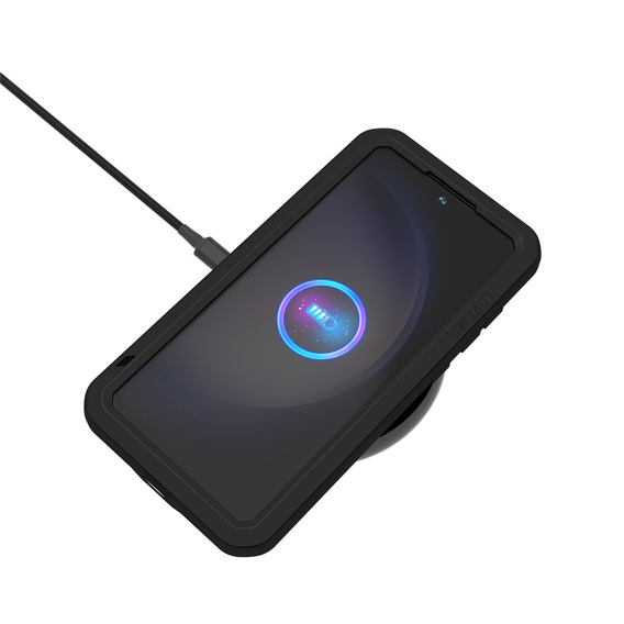 Páncélozott tok edzett üveggel Samsung Galaxy S25 FE készülékhez