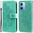 Pattintható tok a Xiaomi Redmi Note 12 5G / POCO X5 5G, Mandala Flower, zöld
