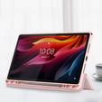 Tok Lenovo Tab K11 Plus, Smartcase Hybrid, tolltartó résszel, rózsaszín