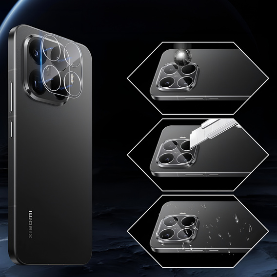 2x ERBORD edzett üveg a kamerához a Xiaomi 15T Pro számára