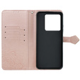Pattintható tok a Xiaomi Poco X6 5G, Mandala, rózsaszín rose gold