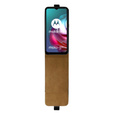 Pattintható tok a Motorola Moto G10/G30, Flip, fekete