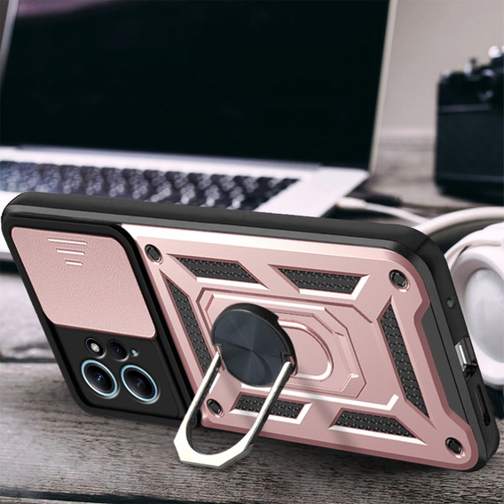 Telefontok a Xiaomi Redmi Note 12 4G, CamShield Slide, rózsaszín rose gold
