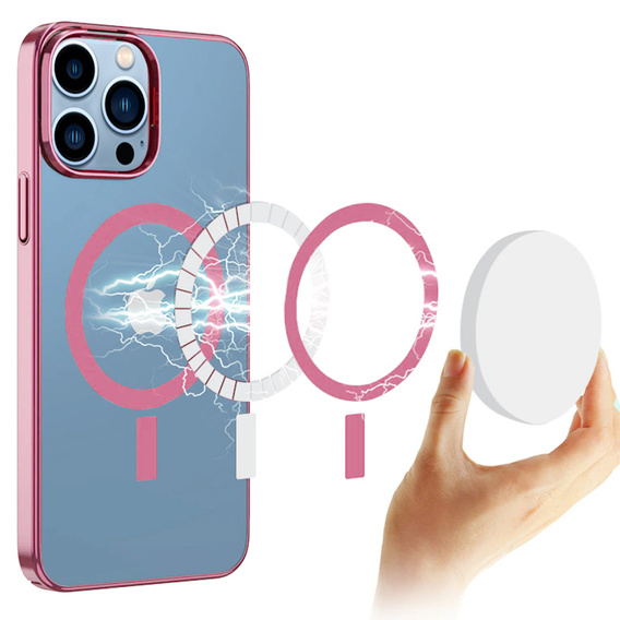 Telefontok a iPhone 13 Pro Max, ERBORD Hybrid MagSafe Case, kék