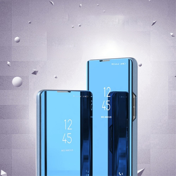 Telefontok a Samsung Galaxy A15, Clear View, fekete + 9H üveg
