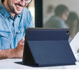 Tok Samsung Galaxy Tab S10 Lite / S10 FE / S9 FE, Business Card and Pen Slotl, kék