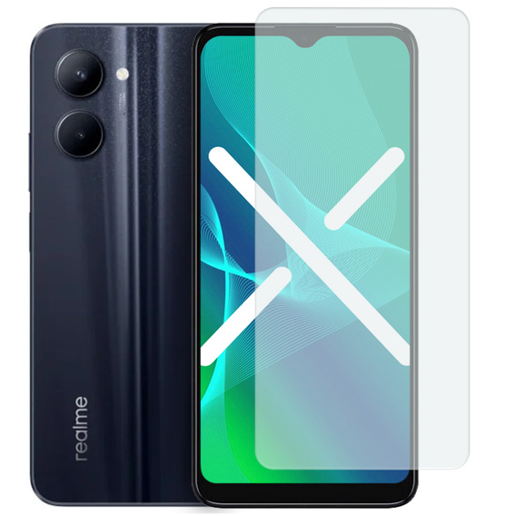 Edzett üveg 9H a Realme C33