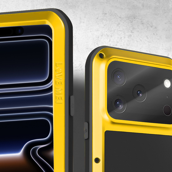 Páncélozott tok edzett üveggel iPhone 17 Pro készülékhez