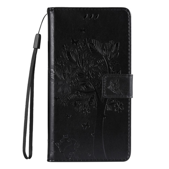 Pattintható tok Xiaomi 13T / 13T Pro, fa, fekete
