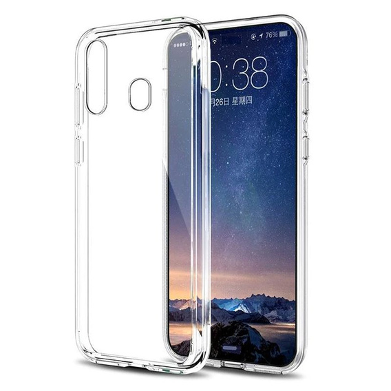 Vékony tok a Samsung Galaxy A20S, Slim, átlátszó