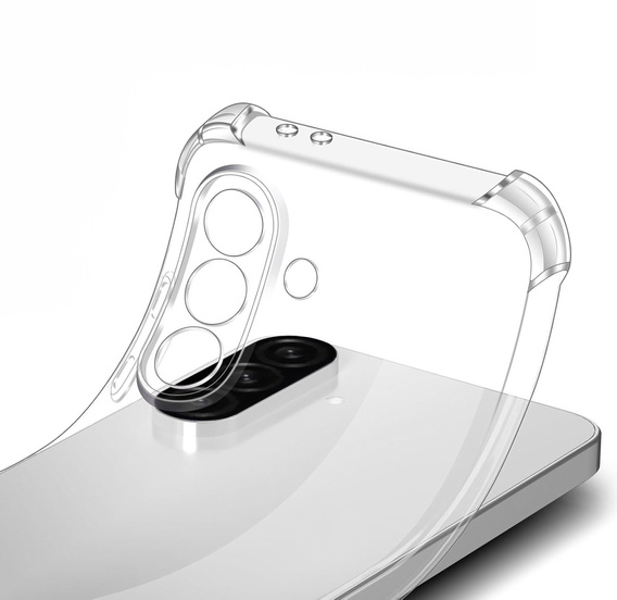Tok Samsung Galaxy A17 5G, megerősített, kameravédelemmel, átlátszó