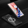 Tok Google Pixel 8 Pro készülékhez, Shockproof, fóliával, MagSafe-hoz, fekete