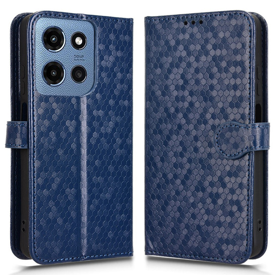 Flap tok Motorola Moto G86 Power 5G, Wallet Rhombus, kék