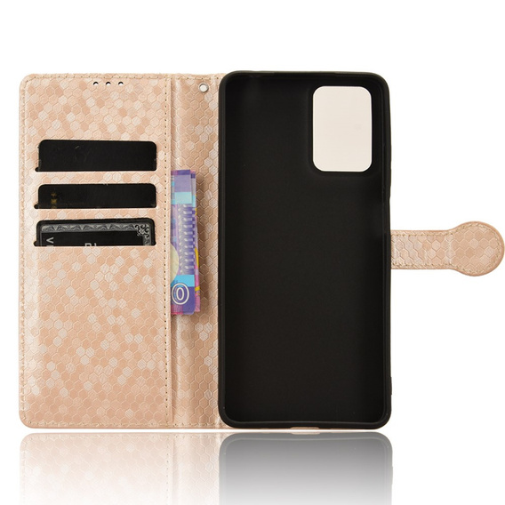 Flap tok Motorola Moto G24 / G24 Power / G04, Wallet Rhombus, rózsaszín