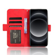 Pattintható tok a Xiaomi 14 Ultra, Card Slot, piros