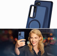 Tok Samsung Galaxy S20 FE-hoz, MagSafe, ERBORD Matt Case, tengerészkék + képernyőüveg