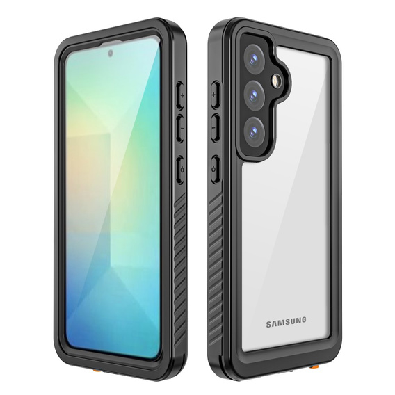 IP68 vízálló tok a Samsung Galaxy S25, fekete