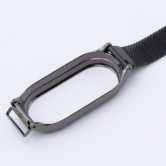 Milánói acél karkötő a Xiaomi Smart Band 10 / 9 / 8 készülékhez