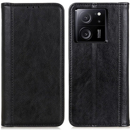 Telefontok a Xiaomi 13T / 13T Pro, Wallet Litchi Leather, fekete