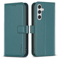 Pattintható tok a Samsung Galaxy A35 5G, BINFEN Wallet, zöld