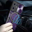 Páncélozott tok Infinix Hot 40i, CamShield Slide, lila