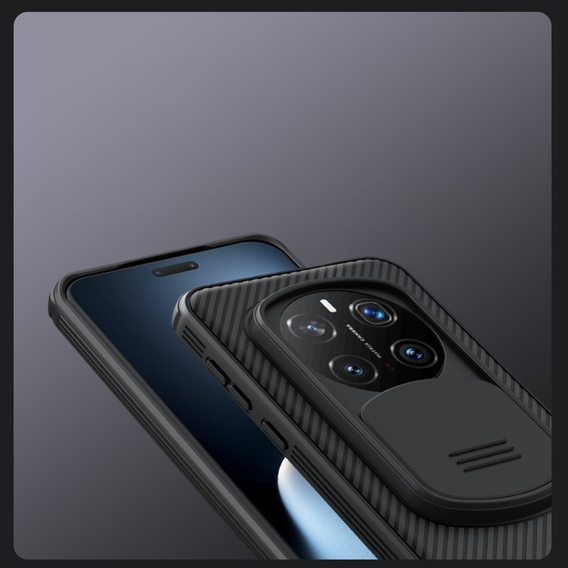 Tok Honor Magic 7 Pro, páncélozott Nillkin, CamShield Pro, fekete