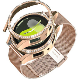 Milánói karkötő szíj + tok Samsung Galaxy Watch 7 44 mm-es órához