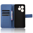 Pattintható tok a Infinix Hot 40i, Wallet Smart Magnet, kék