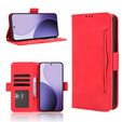Flap tok Oppo Reno 14, kártya slot, pénztárca, piros