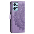 Pattintható tok a Xiaomi Redmi Note 12 4G, Mandala, lila