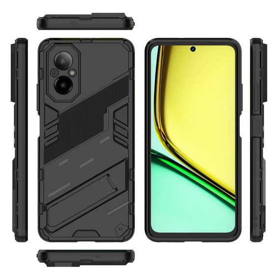 Tok Realme C67, Military kickstand, fekete