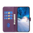 Pattintható tok a Samsung Galaxy A35 5G, BINFEN Wallet, sötétlila