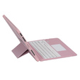 Tok + billentyűzet iPad Air 4 / 5 2020 / 2022 10.9, TouchPad, rózsaszín rose gold
