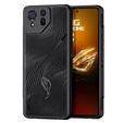 DuxDucis tok ASUS ROG Phone 8 Pro, Aimo case, átlátszó / fekete