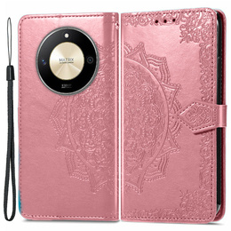 Pattintható tok a Honor Magic 6 Lite 5G, Mandala, rózsaszín