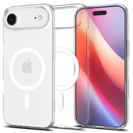 Spigen tok iPhone Air készülékhez, Liquid Crystal MagSafe, átlátszó/fehér